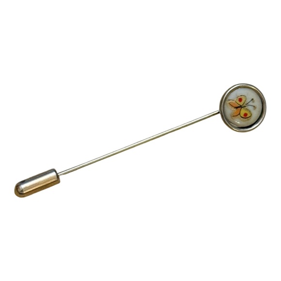 Vintage Butterfly Stick Pin - Picture 1 of 3